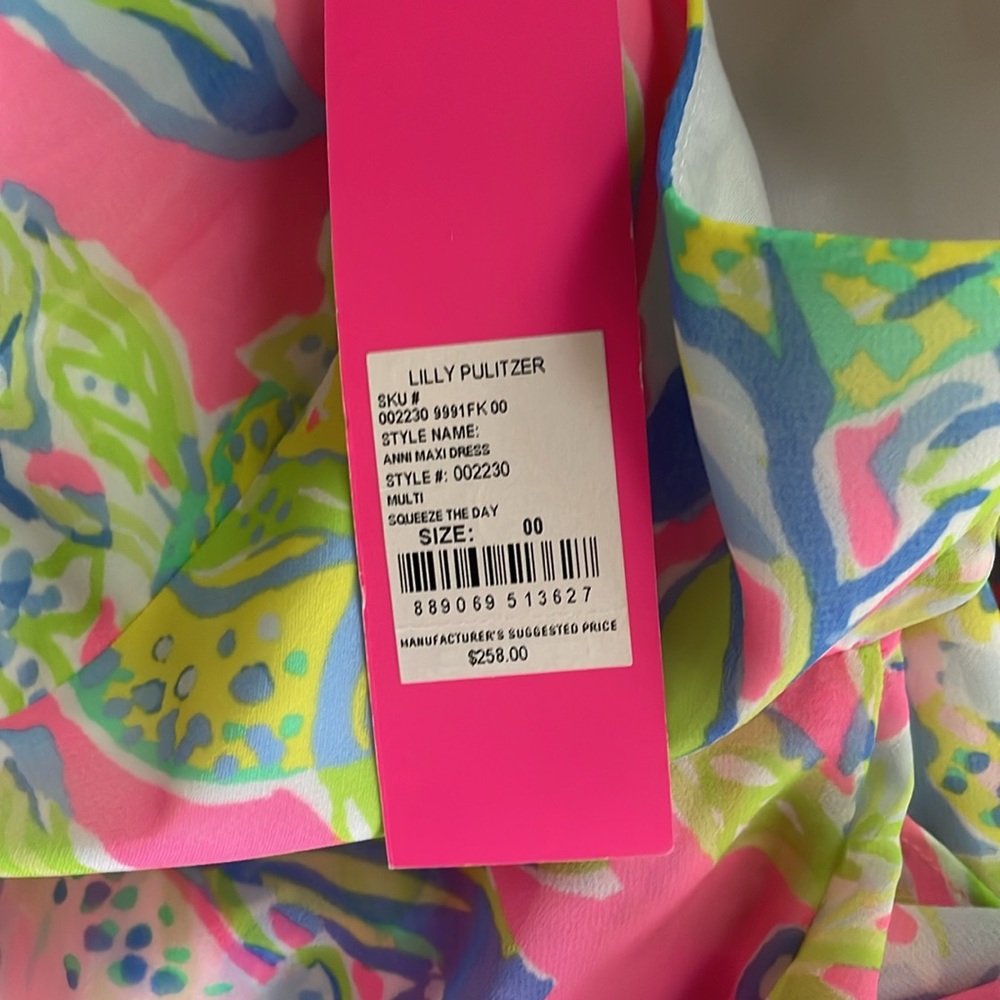 Lilly Pulitzer Anni Maxi Dress Size 00 NWT - Picture 5 of 6